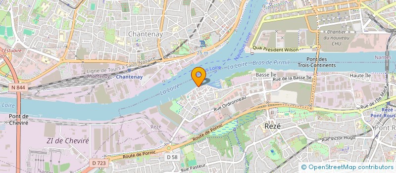 localisation de l'entreprise SARL COMPAGNIE DES QUAIS  REZE