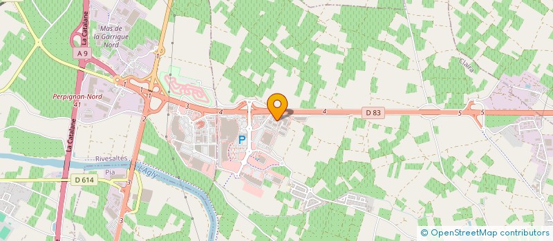 localisation de l'entreprise SARL COMPAGNIE DU JEANS  CLAIRA