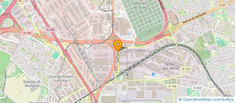 localisation de l'entreprise SARL COMPAGNIE EUROPEENNE DE L EAU  THIAIS