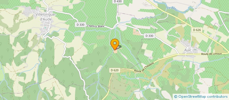localisation de l'entreprise SARL COMPAGNIE FORESTIERE DU SUD à VILLELONGUE D'AUDE