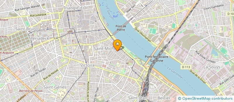 localisation de l'entreprise SARL COMPAGNIE GIRONDINE BATIMENT à BORDEAUX
