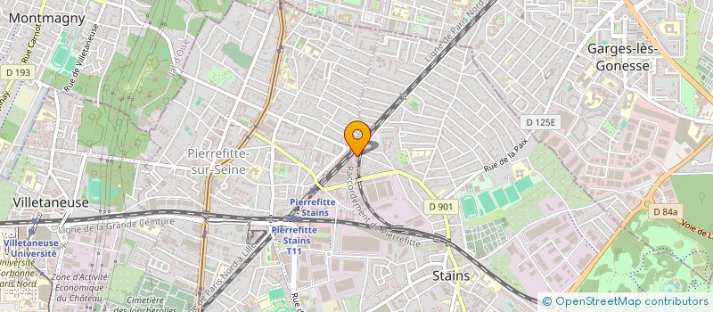 localisation de l'entreprise SARL COMPAGNIE INTERVENTION SECURITE à PIERREFITTE-SUR-SEINE