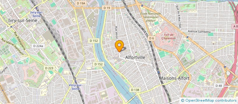 localisation de l'entreprise SARL COMPAGNIE PARISIENNE DE SECURITE à ALFORTVILLE