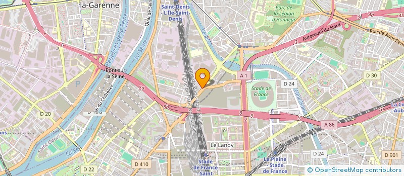 localisation de l'entreprise SARL COMPAGNON DU BATIMENTS à SAINT-DENIS
