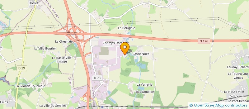 localisation de l'entreprise SARL COMPAIN à MINIAC-MORVAN