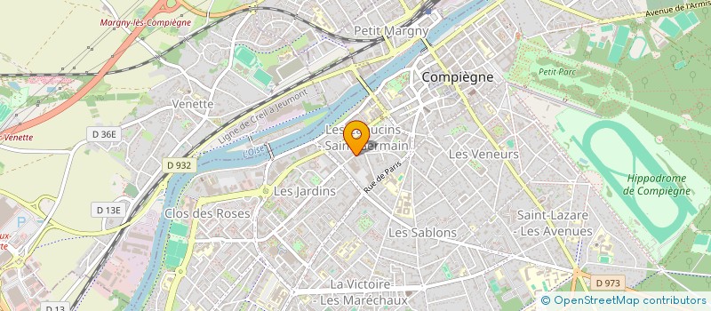 localisation de l'entreprise SARL COMPIEGNE SERVICES  COMPIEGNE