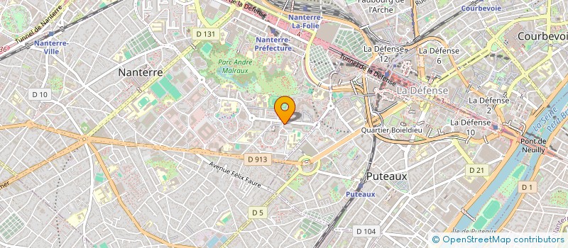 localisation de l'entreprise SARL COMPTE FIL à NANTERRE