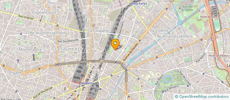 localisation de l'entreprise SARL COMPTOIR AFRICAIN  PARIS