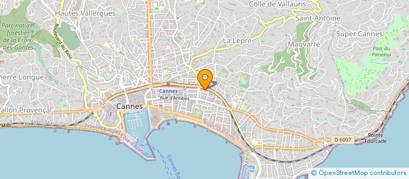 localisation de l'entreprise SARL COMPTOIR AZUREEN à CANNES