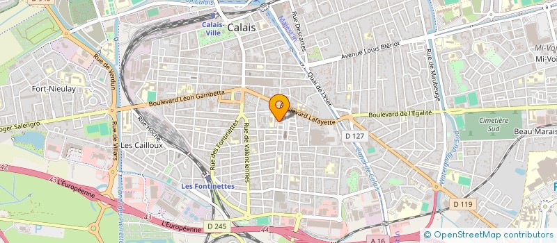 localisation de l'entreprise SARL COMPTOIR DE CHANGE à CALAIS