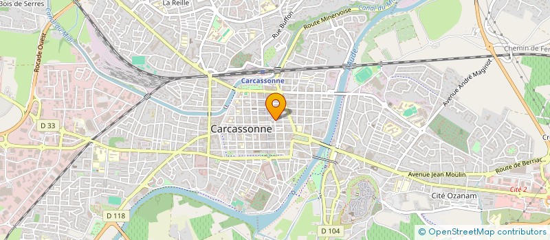localisation de l'entreprise SARL COMPTOIR DE LA COIFFURE à CARCASSONNE