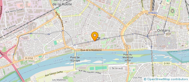 localisation de l'entreprise SARL COMPTOIR DES DIFFUSIONS  ORLEANS