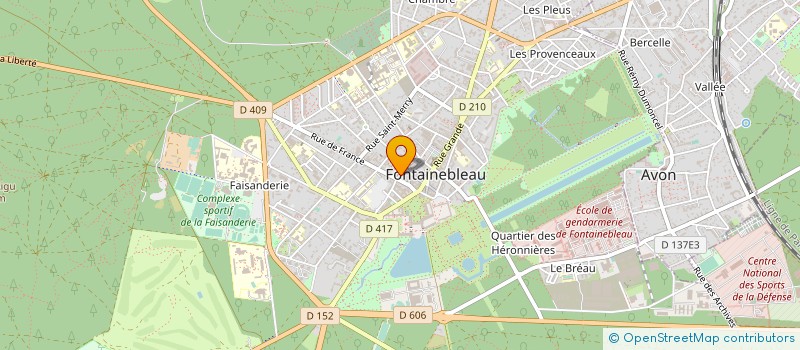 localisation de l'entreprise SARL COMPTOIRS DU THE à FONTAINEBLEAU
