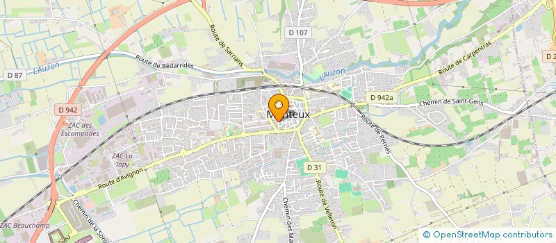 localisation de l'entreprise SARL COMTAT-DEMEURES à MONTEUX