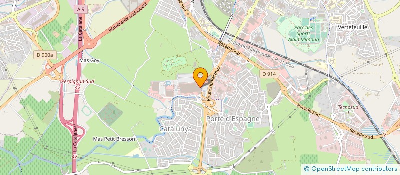 localisation de l'entreprise SARL COMTEROUX  PERPIGNAN