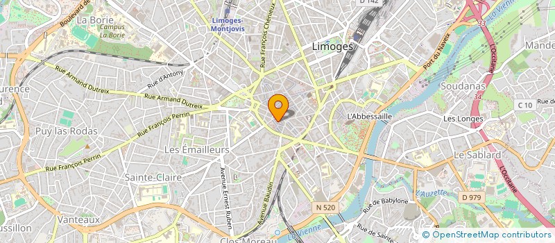 localisation de l'entreprise SARL CONCEPT BOIS à LIMOGES