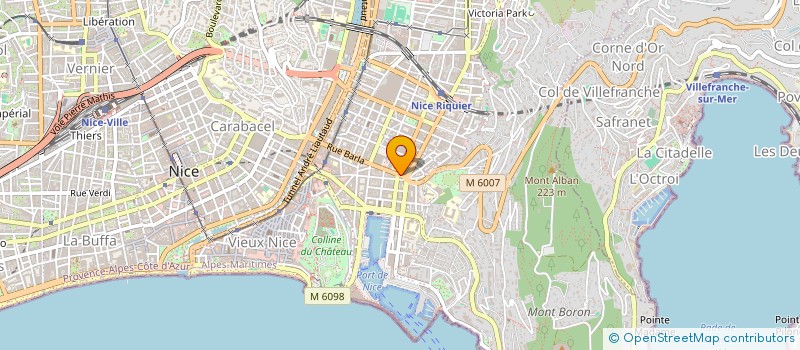 localisation de l'entreprise SARL CONCEPT ETANCHE à NICE