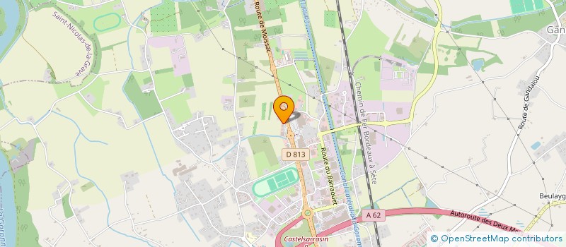 localisation de l'entreprise SARL CONCEPT MENUISERIES  CASTELSARRASIN