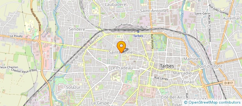 localisation de l'entreprise SARL CONCEPT OUVERTURES  TARBES