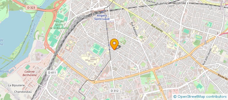 localisation de l'entreprise SARL CONCEPT POIDS LOURDS EXPORT  ANGERS