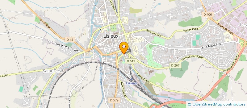 localisation de l'entreprise SARL CONCEPTION REALISATION NORMANDE  LISIEUX