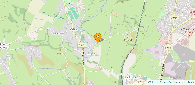 localisation de l'entreprise SARL CONCEPTO à ONET-LE-CHATEAU
