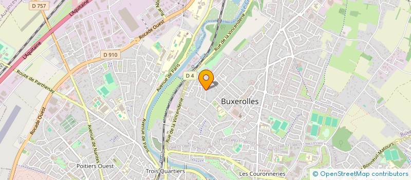 localisation de l'entreprise SARL CONCEPTS  BUXEROLLES