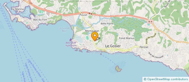 localisation de l'entreprise SARL CONCORDE CJM à LE GOSIER
