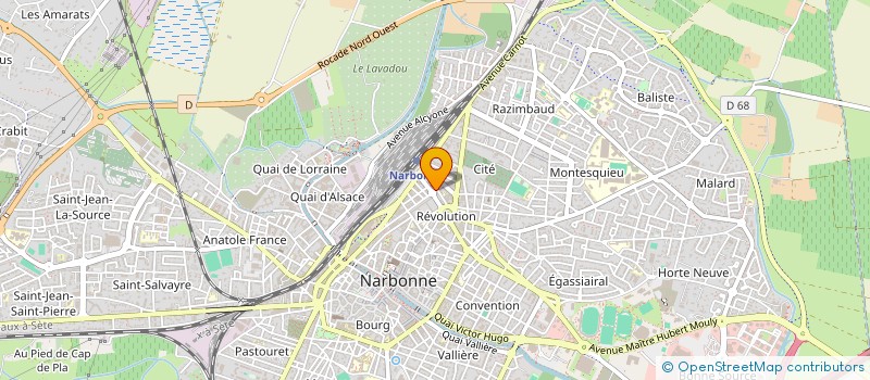 localisation de l'entreprise SARL CONDORCET SEMBAT à NARBONNE