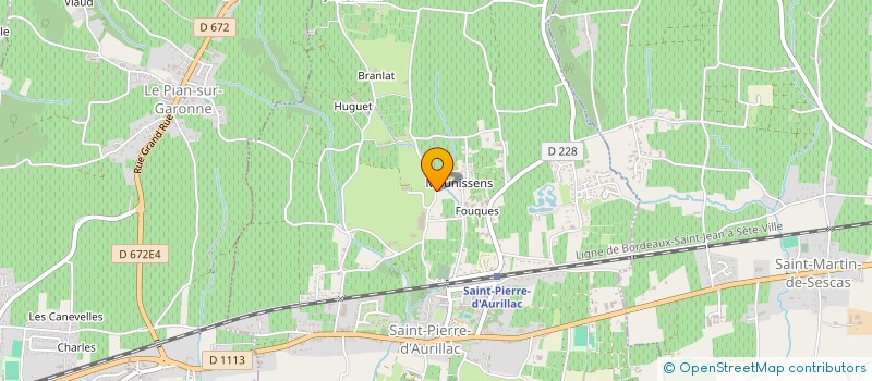 localisation de l'entreprise SARL CONDOU ERIC à SAINT-PIERRE-D'AURILLAC