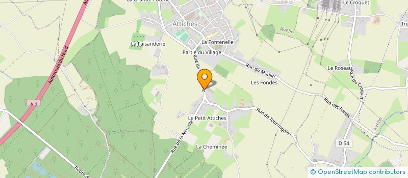 localisation de l'entreprise SARL CONFECTION DU NORD-FRANCE à ATTICHES