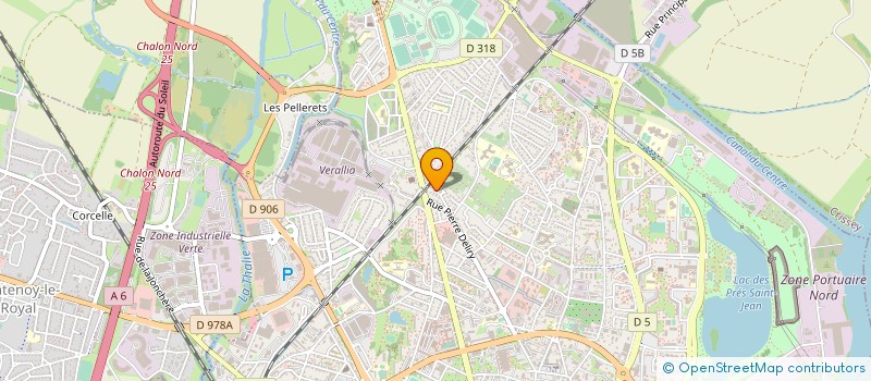localisation de l'entreprise SARL CONFISERIE BARAUT à CHALON-SUR-SAONE