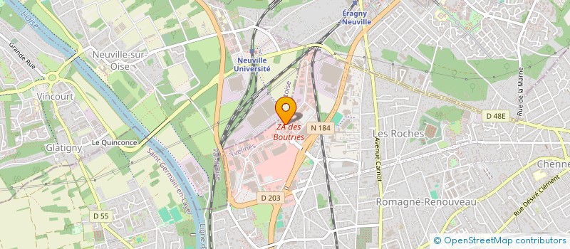 localisation de l'entreprise SARL CONFLANS DISTRIBUTION PIECES AUTOS  CONFLANS-SAINTE-HONORINE