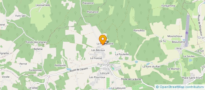 localisation de l'entreprise SARL CONFLUENTS TELEMATIQUES à PRESSIGNAC-VICQ