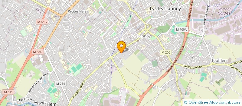 localisation de l'entreprise SARL CONFORT ET LIBERTE  HEM