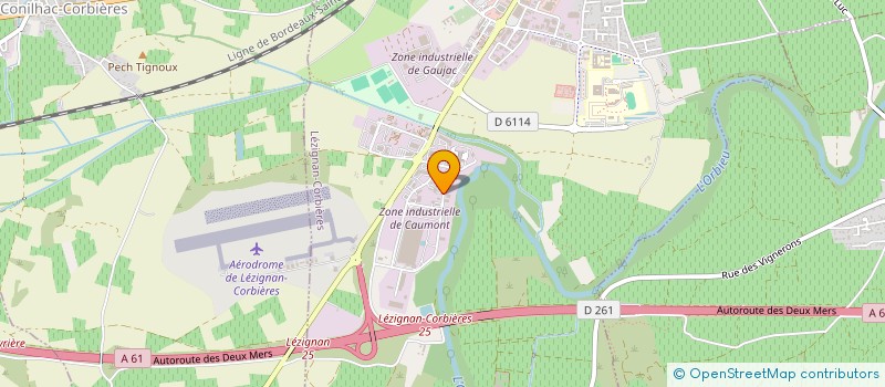 localisation de l'entreprise SARL CONFORT HABITAT  LEZIGNAN-CORBIERES