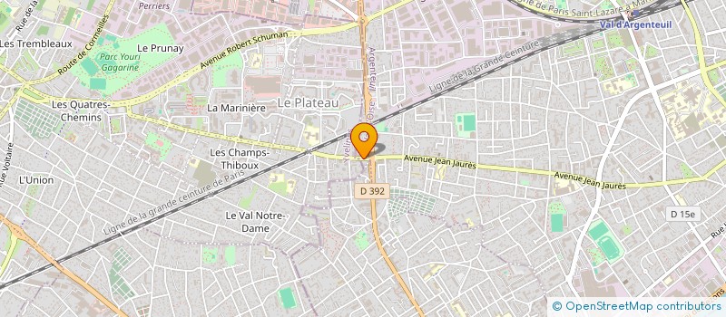 localisation de l'entreprise SARL CONFORT PLUS à ARGENTEUIL