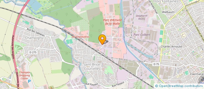 localisation de l'entreprise SARL CONFORT TELE MENAGER  SAINT-BRICE-COURCELLES