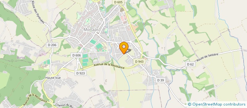 localisation de l'entreprise SARL CONNAN  MORLAAS