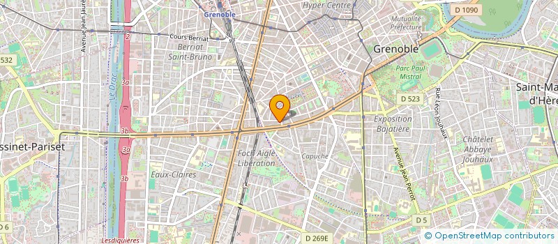 localisation de l'entreprise SARL CONSEIL CONSULTANT  GRENOBLE