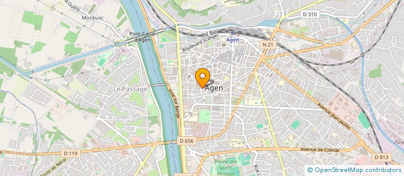 localisation de l'entreprise SARL CONSEIL FRANCE INVESTISSEMENT à AGEN
