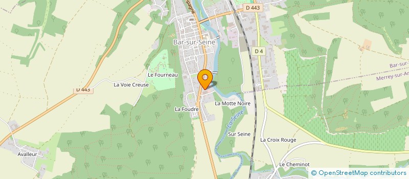 localisation de l'entreprise SARL CONSEIL IMMO VITI AGRI  BAR-SUR-SEINE