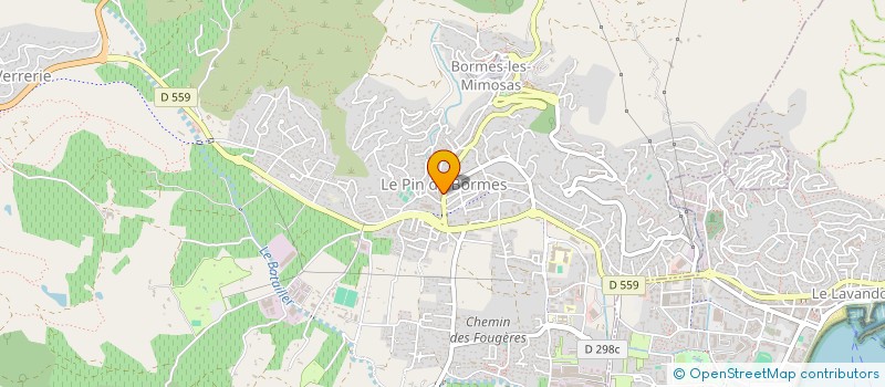 localisation de l'entreprise SARL CONSEILS BILANS ET EXPERTISE COMPTABLE  BORMES-LES-MIMOSAS