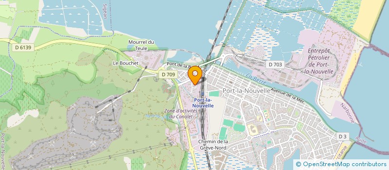 localisation de l'entreprise SARL CONSERVERIE NOUVELLOISE  PORT-LA-NOUVELLE