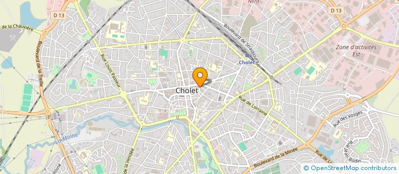 localisation de l'entreprise SARL CONSOL'DISC à CHOLET