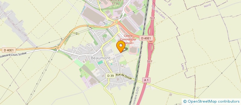 localisation de l'entreprise SARL CONSTANCE  HENIN-BEAUMONT