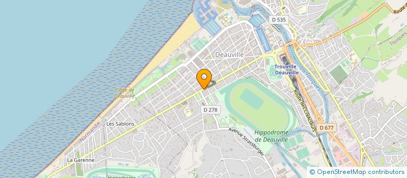 localisation de l'entreprise SARL CONSTANCE TRAITEUR à DEAUVILLE
