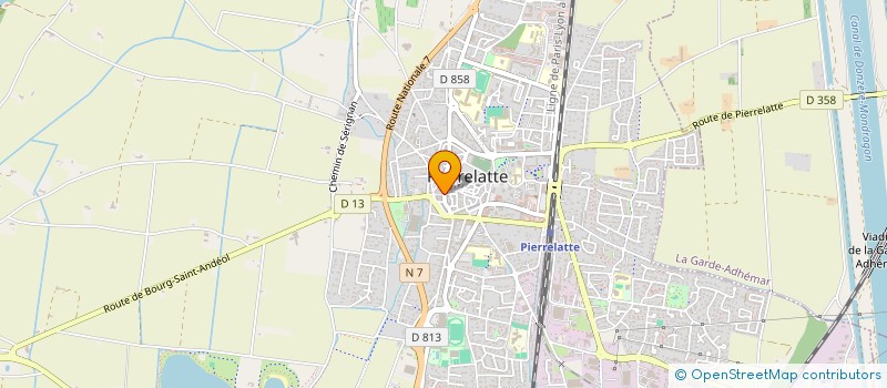 localisation de l'entreprise SARL CONSTANT à PIERRELATTE