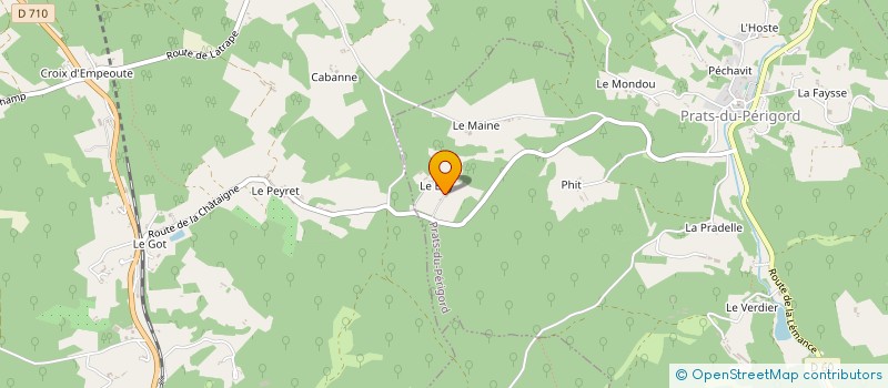 localisation de l'entreprise SARL CONSTANTIN  PRATS-DU-PERIGORD