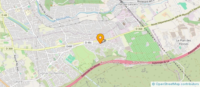 localisation de l'entreprise SARL CONSTR MODULAIRES INDUST & LOISIRS à GIGNAC-LA-NERTHE